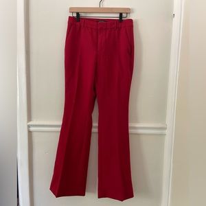 Banana Republic Red Bootcut Trousers: Size 4